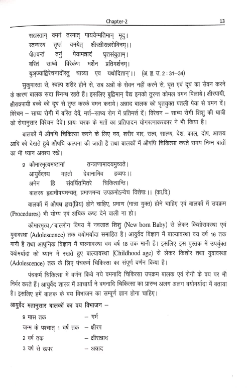 Handbook Of Pediatric Panchakarma ( Hindi)